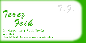 terez feik business card